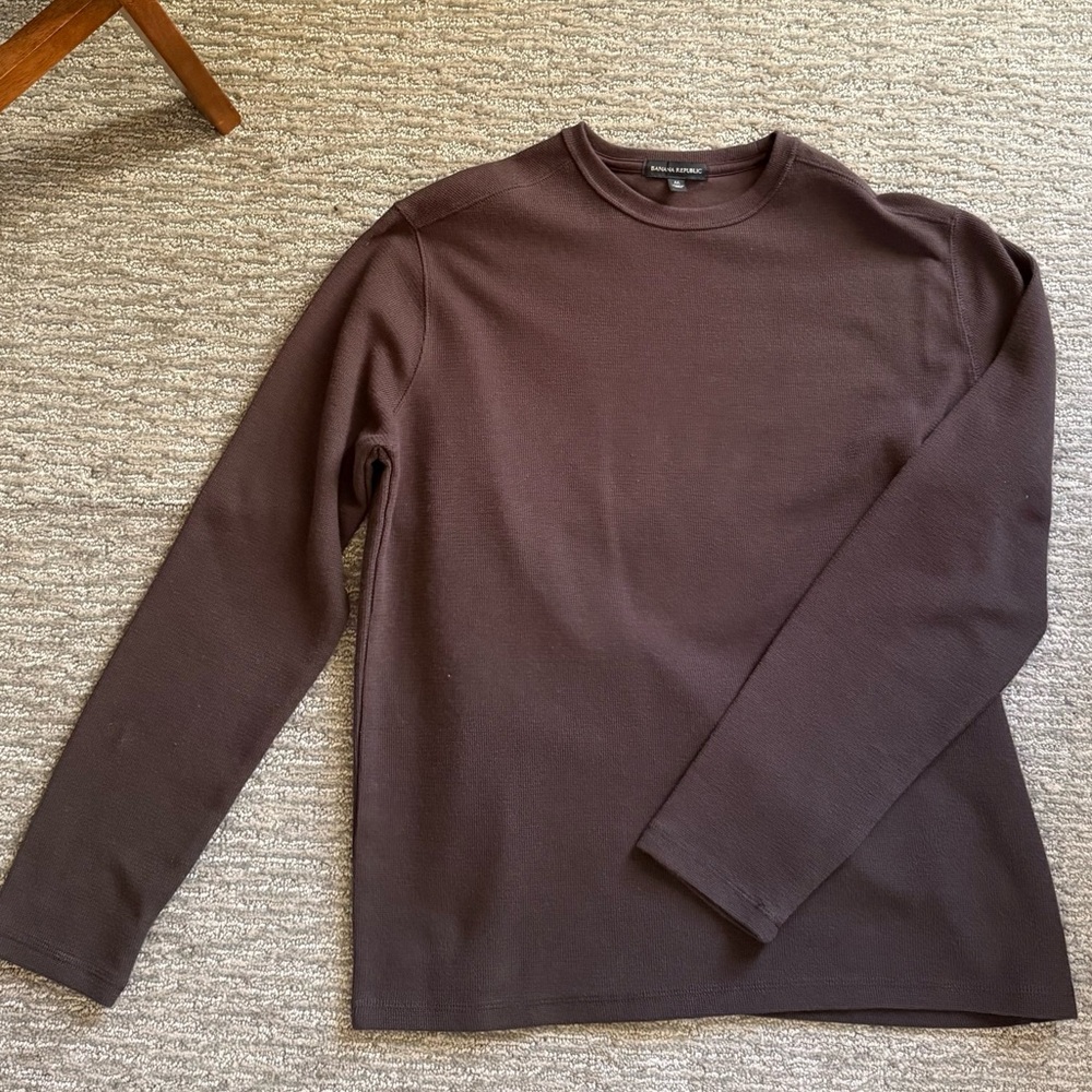 Banana Republic Brown Long Sleeve Shirt